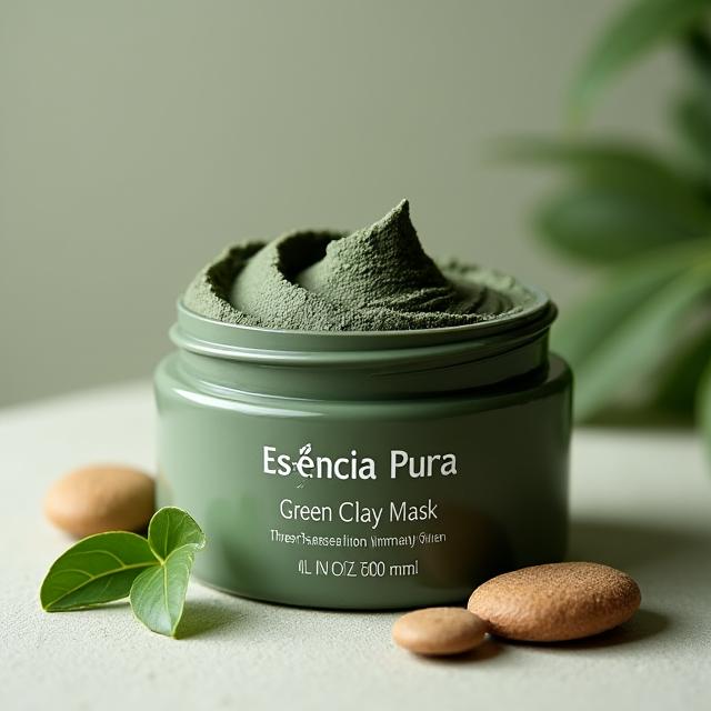 Máscara de Argila Verde Essência Pura